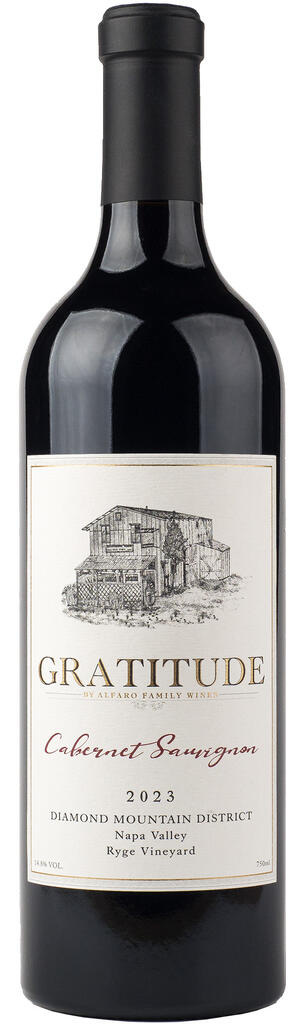 Gratitude Wines Cabernet Sauvignon Diamond Mountain District Ryge Vineyard Bottle Preview