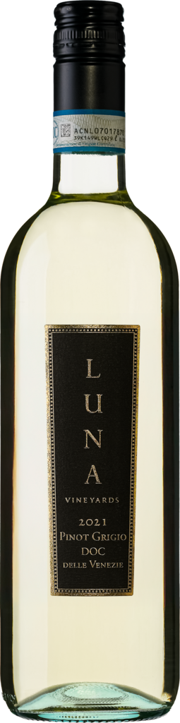 Luna Vineyards Pinot Grigio DOC Delle Venezie Bottle Preview