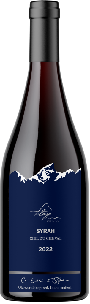 Telaya Wine Co. Syrah - Ciel du Cheval Bottle Preview