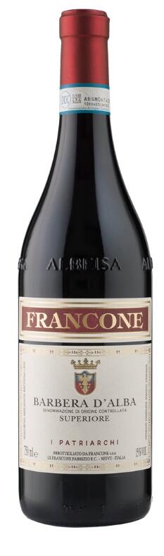 Francone Barbera d'Alba doc Superiore I Patriarchi Bottle Preview
