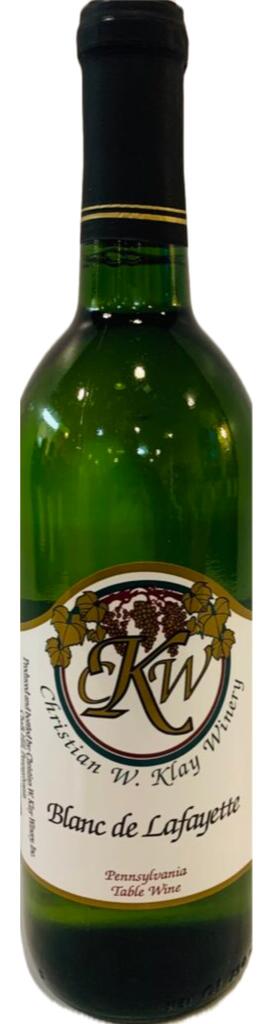 Christian W. Klay Winery Blanc de Lafayette Bottle Preview